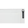 DKD Home Decor Decoración de Pared Mango MDF 120x3,5x120 Decapé Blanco y Dorado