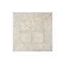 DKD Home Decor Decoración de Pared Mango MDF 120x3,5x120 Decapé Blanco y Dorado