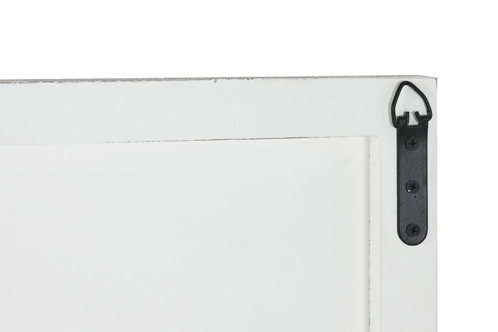 DKD Home Decor Decoracion Pared Moderno Blanco Dorado 3.5 x 120 x 120 cm