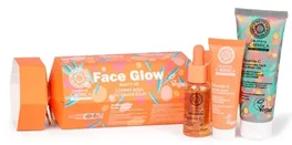 Natura Siberica Set Regalo Belleza Iluminador - Gel Limpiador, Sérum Antioxidante y Crema Fluida Tonificante - Piel Radiante