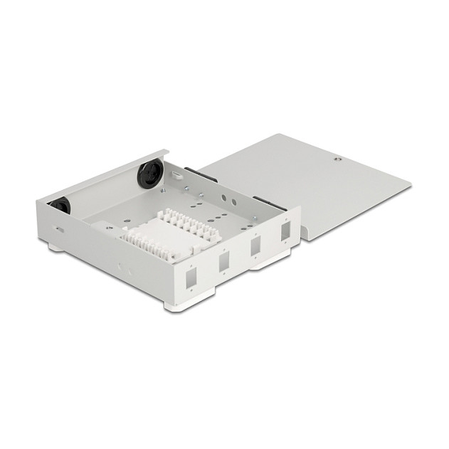 DeLOCK 90716 Caja de empalme de fibra óptica Gris