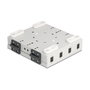 DeLOCK 90716 Caja de empalme de fibra óptica Gris