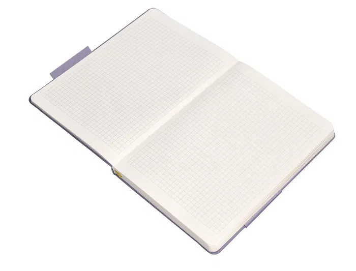 Antartik Cuaderno A5 Tapa Dura Hojas Cuadriculadas Morado y Amarillo 100 Hojas 80gr FSC Antartik Cuaderno A5 Tapa Dura Hojas Cuadriculadas Morado y Amarillo 100 Hojas 80gr FSC