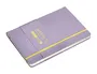 Antartik Cuaderno A5 Tapa Dura Hojas Cuadriculadas Morado y Amarillo 100 Hojas 80gr FSC