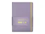 Antartik Cuaderno A5 Tapa Dura Hojas Cuadriculadas Morado y Amarillo 100 Hojas 80gr FSC