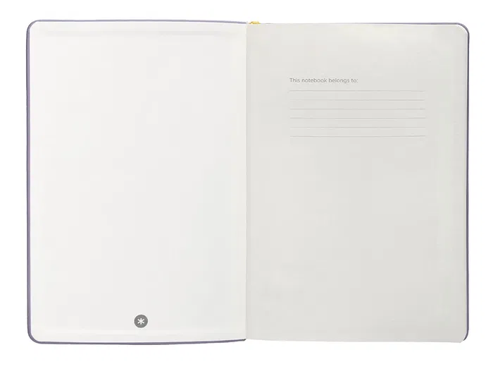 Antartik Cuaderno A5 Tapa Dura Hojas Cuadriculadas Morado y Amarillo 100 Hojas 80gr FSC Antartik Cuaderno A5 Tapa Dura Hojas Cuadriculadas Morado y Amarillo 100 Hojas 80gr FSC