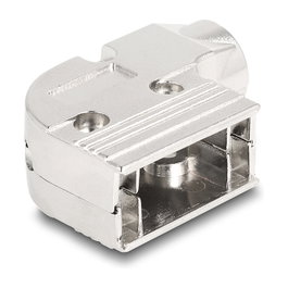 DeLOCK Carcasa para D-Sub 9 clavijas 90° Plata