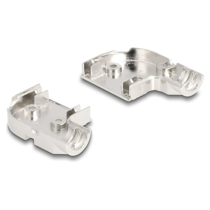 DeLOCK Carcasa para D-Sub 9 clavijas 90° Plata