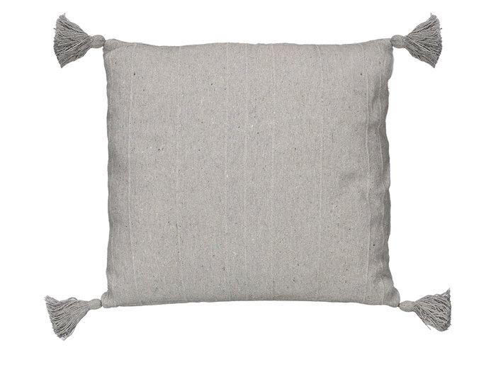 Giftdecor Cojín Decorativo Ever con Rayas Gris, 45x45 cm, Funda 100% Algodón, Relleno de Poliéster (Set de 8)