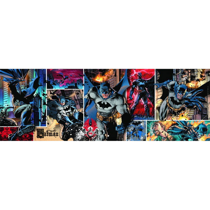 CLEMENTONI Puzzle Batman DC Comics 1000 piezas Panorama CLEMENTONI Puzzle Batman DC Comics 1000 piezas Panorama
