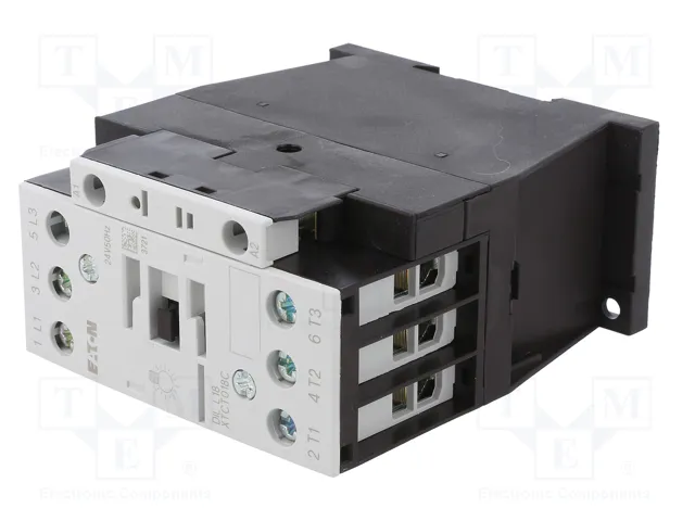 EATON ELECTRIC Contactor DILL18 3-polar 18A 24VAC