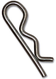 Pasadores AVL forma R de 7 mm x 12,0 cm de largo zincado