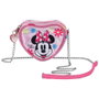 Disney Minnie Mouse Bolso Bandolera Mini Corazón Rosa Floral Infantil - 10 x 11,5 x 5,5 cm