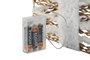 DKD Home Decor Regalo Set 3 LED Blanco y Dorado