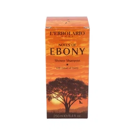 L'ERBOLARIO Accordo Ebano Champú Ducha para Cuerpo y Cabello con Extracto de Ébano y Proteína de Cedro, 250 ml