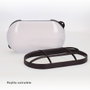 GSC Evolution Aplique LED ovalado Cercis con rejilla 15W 6500K Negro