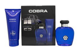 Carroll Shelby Blue Cobra Gift Set 100ml EDT + 150ml Hair & Body Wash