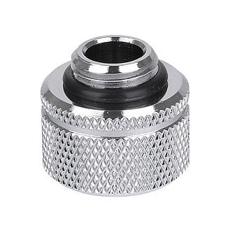 Thermaltake Pacific G1/4 PETG Tube 16mm OD Adapter - Chrome
