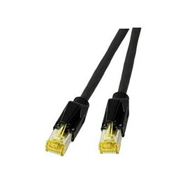 EFB Elektronik Cable de red RJ45 Cat.6A S/FTP LSZH 7,5m Negro