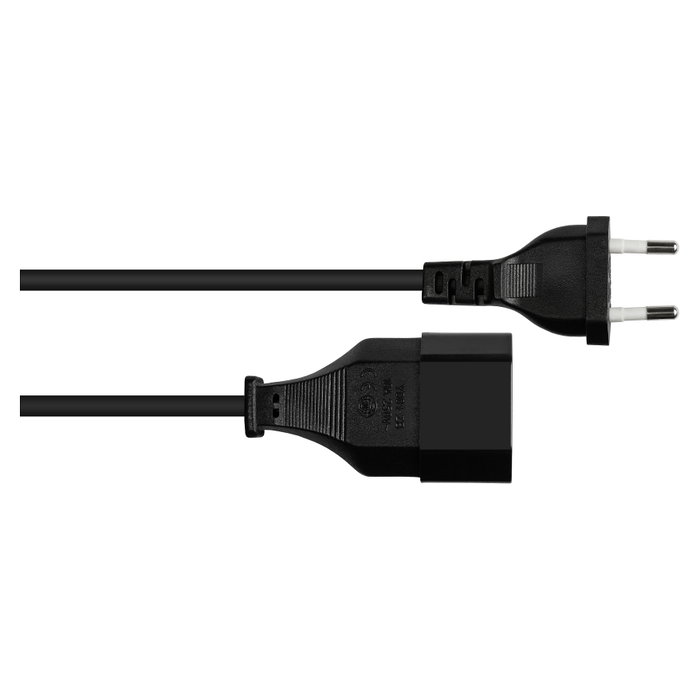 GoodConnections Alcasa P0300-S010 Cable de extensión negro 1 m GoodConnections Alcasa P0300-S010 Cable de extensión negro 1 m