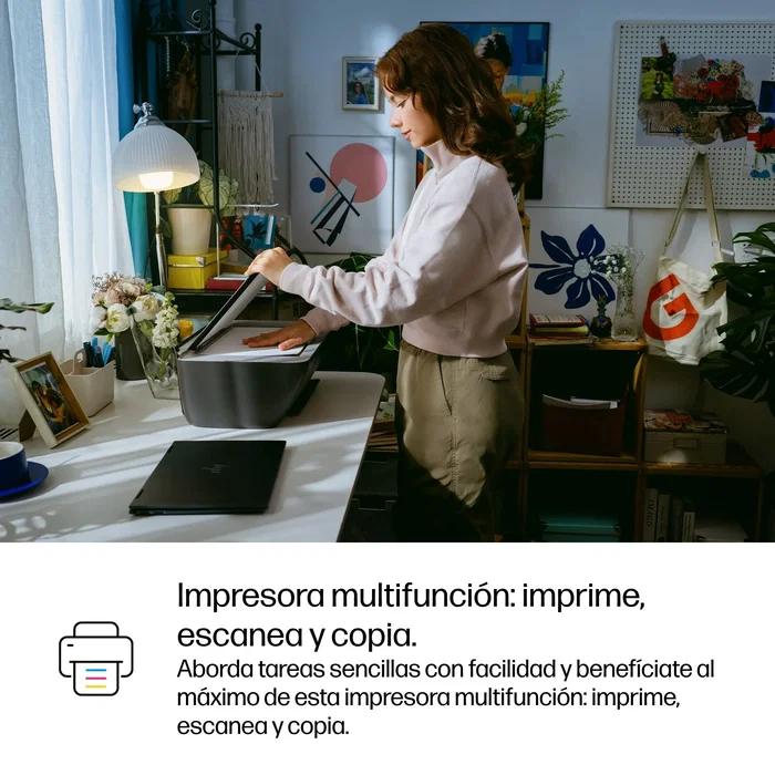 HP DeskJet 2910 Multifunción Inyección de Tinta Color Cemento Negro