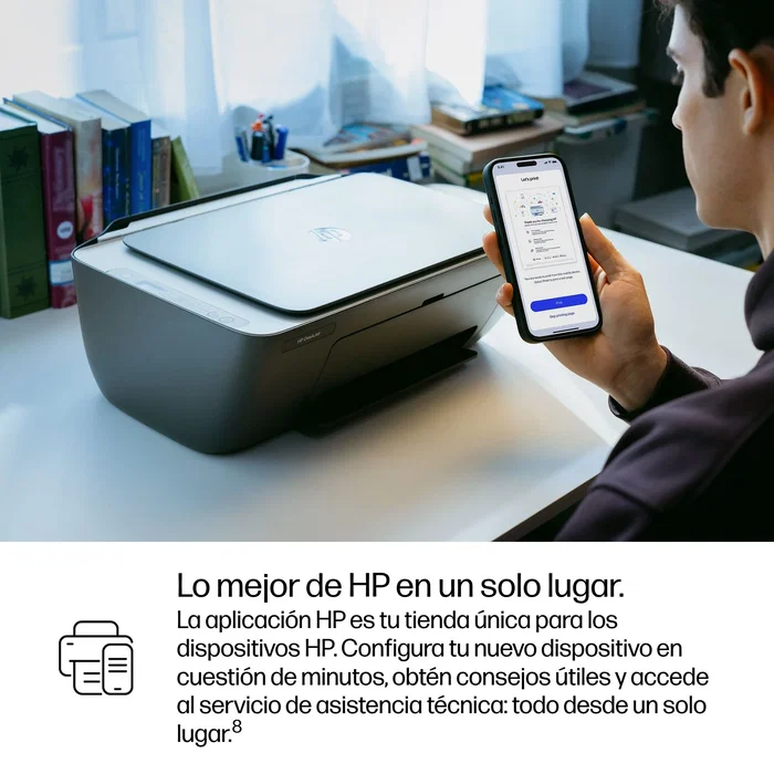 HP DeskJet 2910 Multifunción Inyección de Tinta Color Cemento Negro