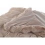 DKD Home Decor Manta de Poliéster Rosa Palo 220x240x1 cm