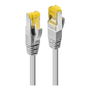 LINDY 47262 Cable de Red Patch Cord Cat7 S/FTP LSZH Gris 1 m, RJ-45 Macho a RJ-45 Macho, Blindado, Frecuencia 600 MHz