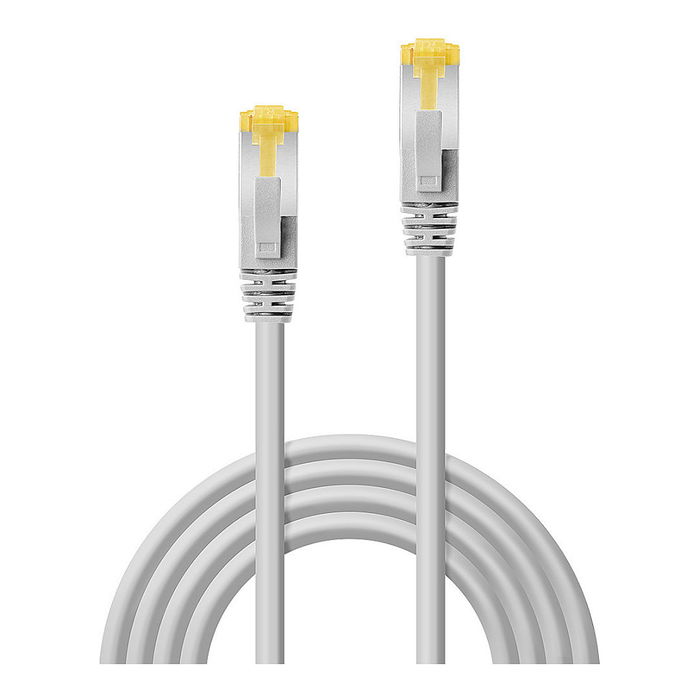 LINDY 47262 Cable de Red Patch Cord Cat7 S/FTP LSZH Gris 1 m, RJ-45 Macho a RJ-45 Macho, Blindado, Frecuencia 600 MHz