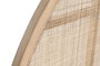DKD Home Decor Cabecero de Cama Rubberwood y Ratán Natural 179x3,5x119