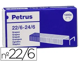 Petrus Grapas 22/6 Galvanizada Caja 1000 Unidades