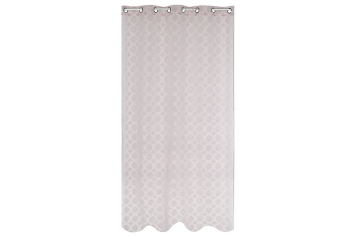 DKD Home Decor Cortina de Poliéster Rosa Palo con 8 Anillas 140x260 cm DKD Home Decor Cortina de Poliéster Rosa Palo con 8 Anillas 140x260 cm