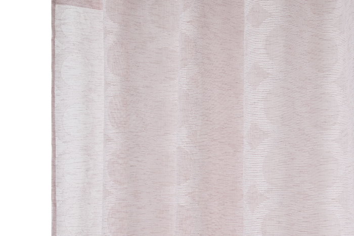DKD Home Decor Cortina de Poliéster Rosa Palo con 8 Anillas 140x260 cm DKD Home Decor Cortina de Poliéster Rosa Palo con 8 Anillas 140x260 cm