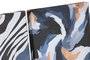 DKD Home Decor Set de 5 Cuadros Abstractos en Lienzo 25x2,5x25 cm
