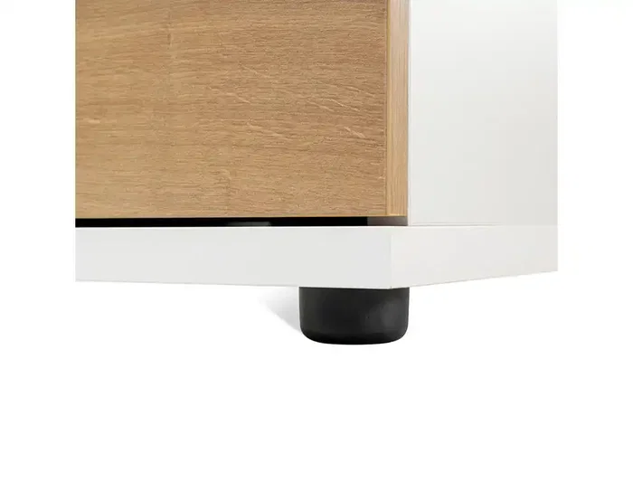 Rocada Cajonera Serie Store 60x47x74 cm con Cuatro Cajones Metálicos, Acabado Gris/Haya Rocada Cajonera Serie Store 60x47x74 cm con Cuatro Cajones Metálicos, Acabado Gris/Haya