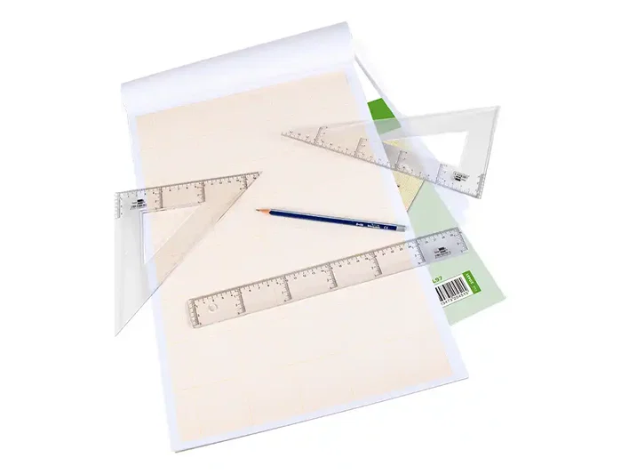 Liderpapel Bloc de papel milimetrado 210x297 mm 50 hojas 80 g