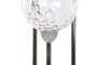 DKD Home Decor Lámpara de Pie Bowlas de Hierro y Cristal con 3 Bolas