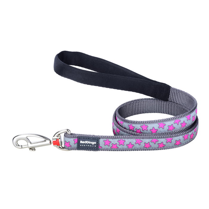 Red Dingo Set de 10 Correas Hot Pink on Cool Grey 12 mm x 1.2 m