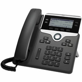 Cisco 7841 Teléfono IP Negro, Plata