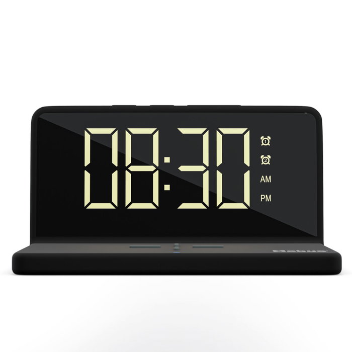 Mebus 25622 Reloj Despertador Digital con Cargador Inalámbrico Mebus 25622 Reloj Despertador Digital con Cargador Inalámbrico