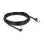 DeLOCK Cable de red RJ45 Cat.6a S/FTP Slim 5 m Negro