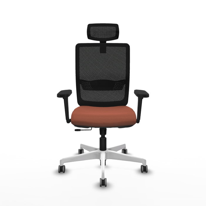 PIQUERAS Y CRESPO Silla de oficina Haches con mecanismo Sincro/Traslack, Marrón y Negro PIQUERAS Y CRESPO Silla de oficina Haches con mecanismo Sincro/Traslack, Marrón y Negro