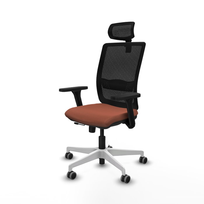 PIQUERAS Y CRESPO Silla de oficina Haches con mecanismo Sincro/Traslack, Marrón y Negro PIQUERAS Y CRESPO Silla de oficina Haches con mecanismo Sincro/Traslack, Marrón y Negro