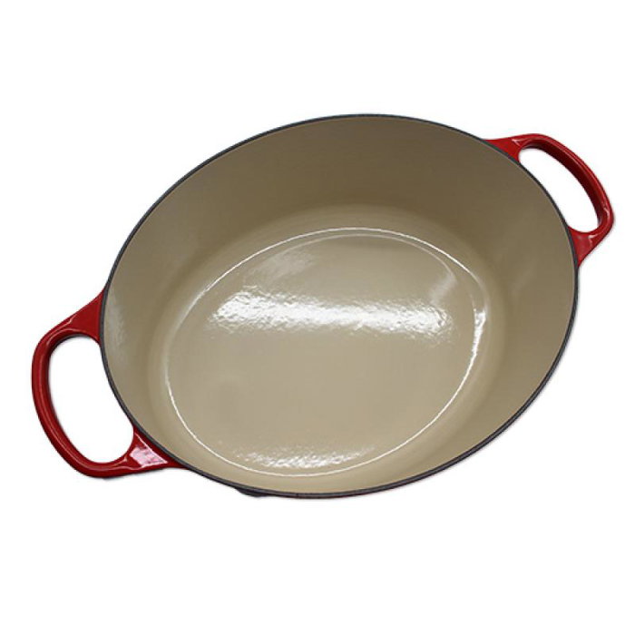 Le Creuset Signature Ovoid Roaster 35cm Rojo Cereza 8,9L Hierro Fundido Esmaltado Apto Inducción
