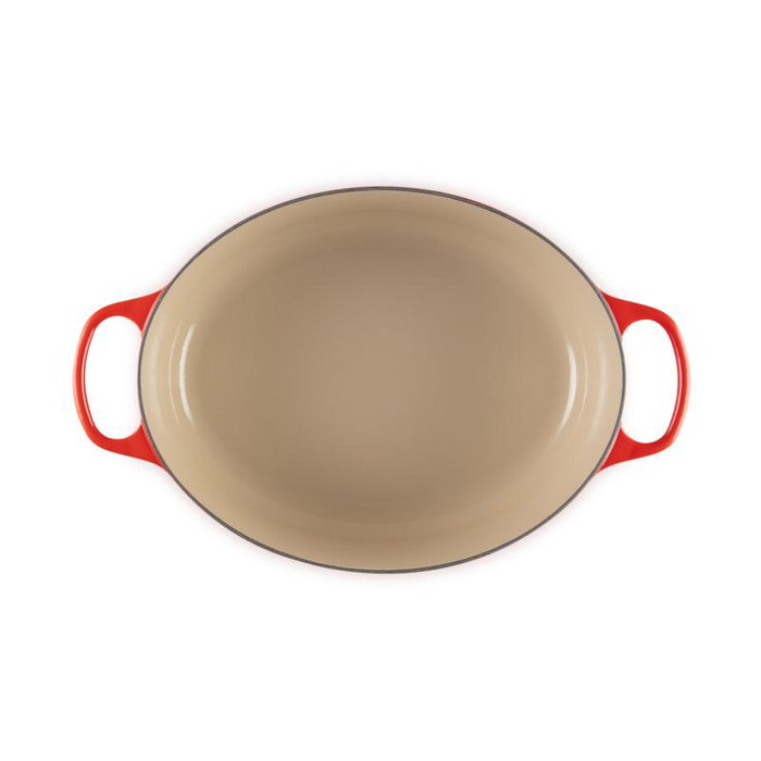 Le Creuset Signature Ovoid Roaster 35cm Rojo Cereza 8,9L Hierro Fundido Esmaltado Apto Inducción