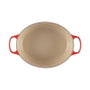 Le Creuset Signature Ovoid Roaster 35cm Rojo Cereza 8,9L Hierro Fundido Esmaltado Apto Inducción