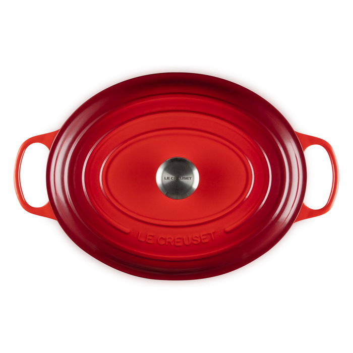 Le Creuset Signature Roaster oval 35cm cherry red