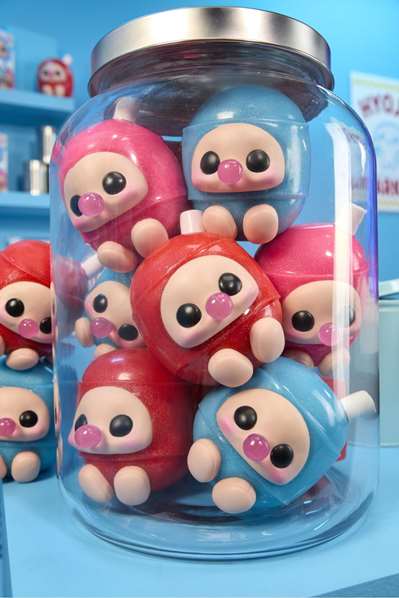 MGA Peluche Suave Coleccionable Hyojo Series I - 18x11x9 cm - Modelos Surtidos