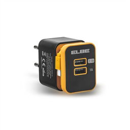 Elbe CARG-2000-N Cargador USB de Pared 2xUSB + Micro USB
