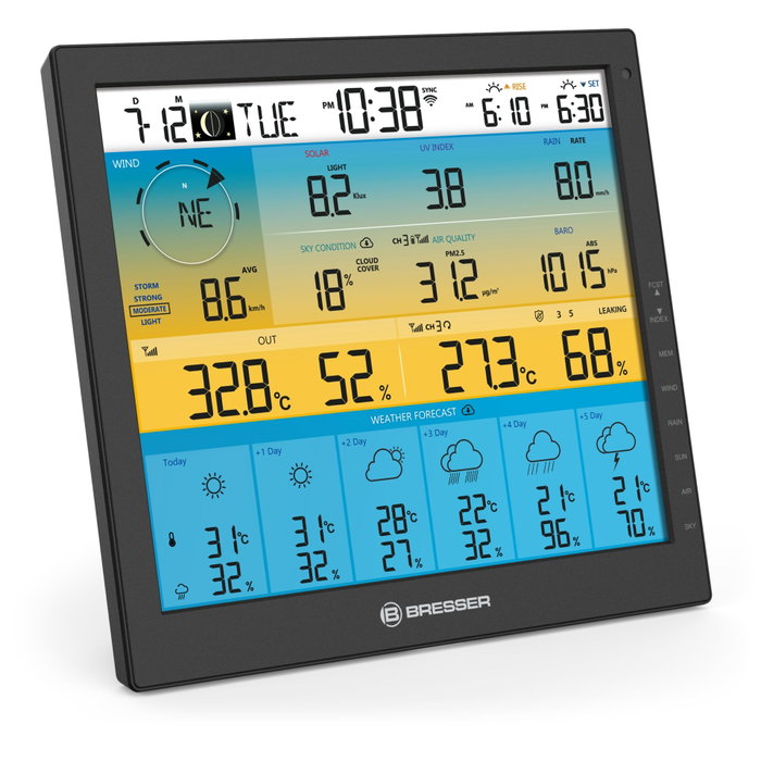 Bresser Wetter Center 7-in-1 solar 6-Tage 4cast Pro SF Bresser Wetter Center 7-in-1 solar 6-Tage 4cast Pro SF